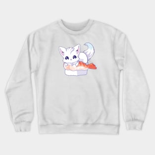 Arctic Fox Shrimp Sushi Crewneck Sweatshirt